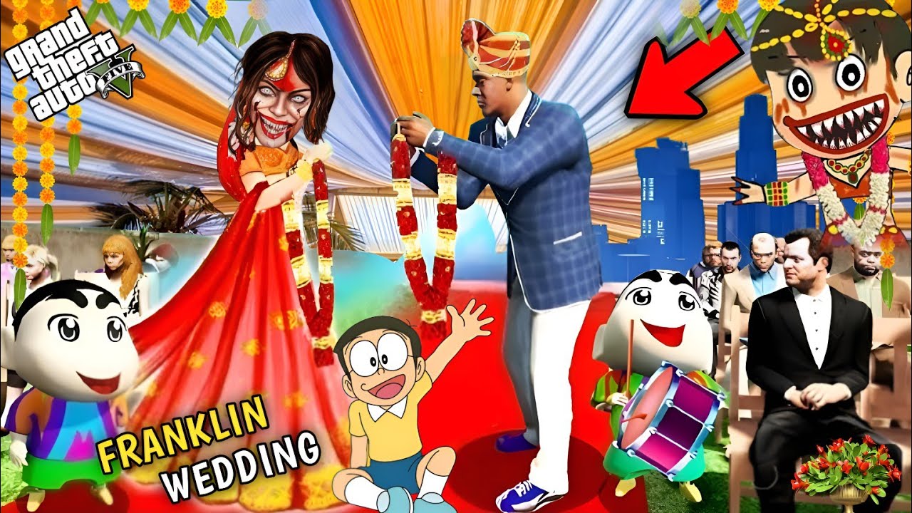 GTA 5 : Franklin Try To Escape From His Wedding || Episode # 01 || Afaq Hub