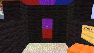 Minecraft dice idea using block randomization.