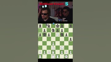 8 BRILLIANTS in 30 Seconds?! 🤯♟️🔥 #chess