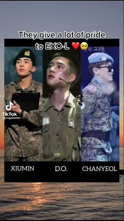 exo militer😭#exo # chanyeol #do #xiumin
