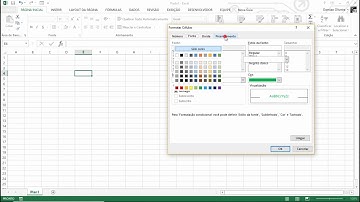 Funções do Excel , Formatação condicional auterar cor da letra
