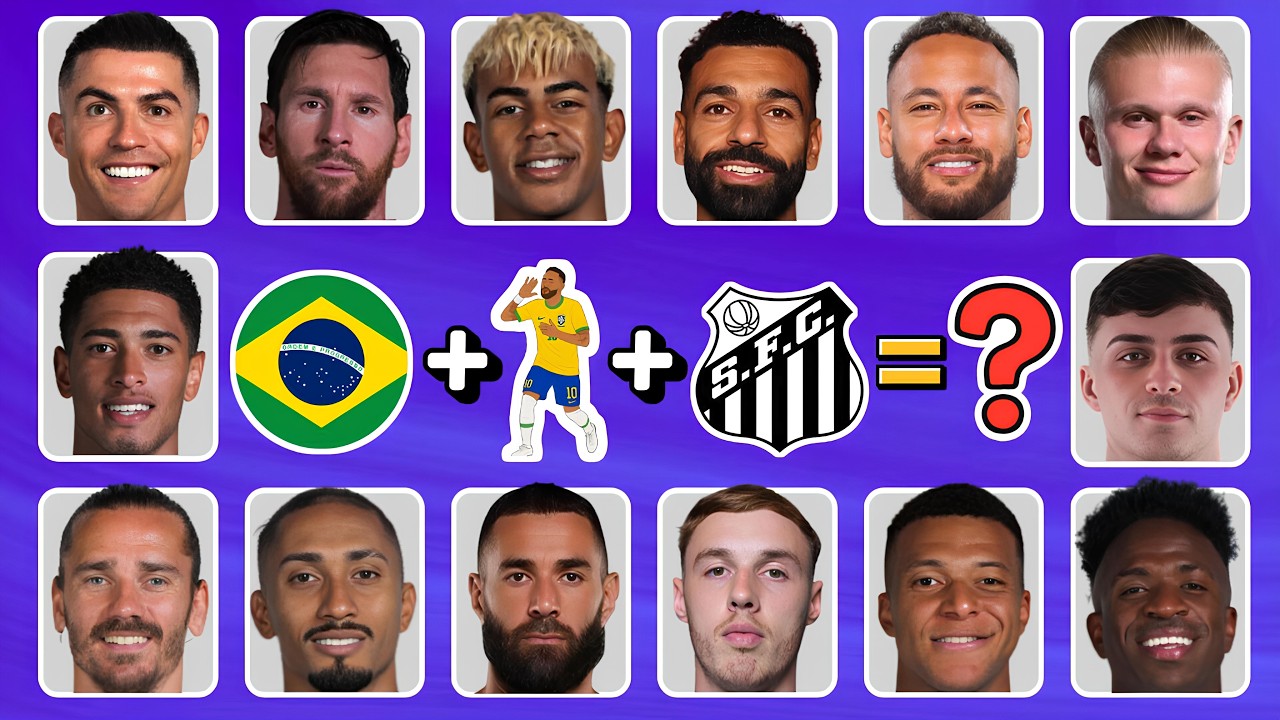 خمن اللاعب من خلال الأغنية + الايموجي + الجنسية + النادي ⚽💯|| رونالدو , ميسي , نيمار