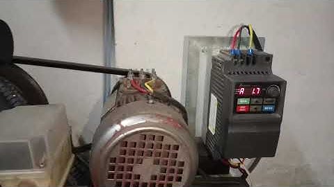 Air compressor speed control by vfd ,3phase motor connected  to vfd  by input single phase.
