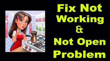 How To Fix My Cafe App Not Working Problem Android & iOS | My Cafe Not Open Problem | PSA 24