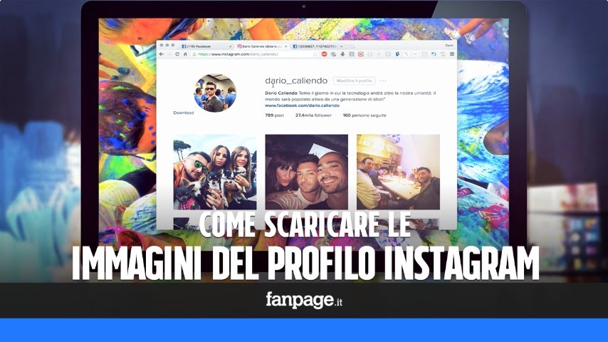 come scaricare immagine profilo instagram