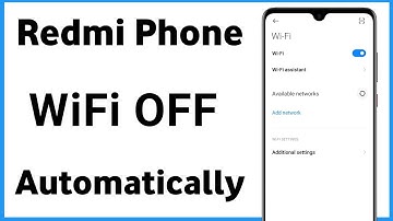 Wifi Automatically Turning Off Redmi | Wifi Automatically Turning Off Problem