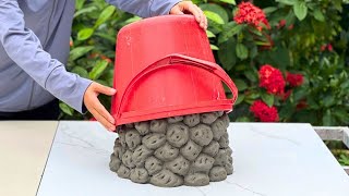 Skills ingenious - Simple Way To Have Beautiful And Unique Flower Pots At Home