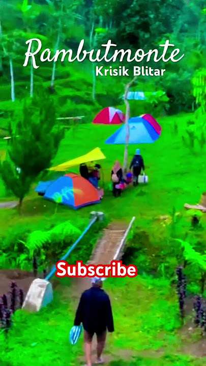 Camping Ground Jamburono - Rambutmonte - Krisik - Blitar (wisata terbaru alami kampung kali)