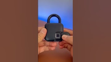 Smart Fingerprint Padlock Link Desc.. #lock #smartlockdown #shorts #fingerprint
