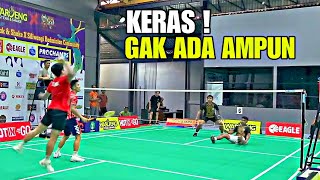 Panasnya TARUNG BEBAS BADMINTON Tarkam Jakarta ! Nice Angle Camera Nabs CN