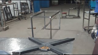 Metal Table Frame Fabrication Work With Tig Welding Tips And Tricks And Techniques