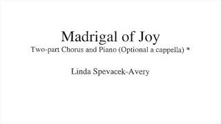 Madrigal of Joy - Alto