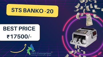 Currency counting Machine STS Banko 20 Mix Vale (with Color sensor)