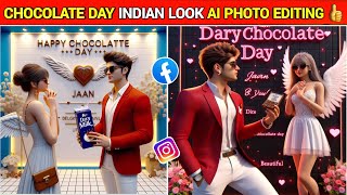 chocolate day 3d ai image editing for bing image creator | chocolate day photo editing 👍❤️ screenshot 4