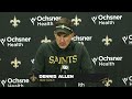 Dennis Allen on Derek Carr, Chris Olave's status for Sunday | Saints vs. Panthers NFL Week 14