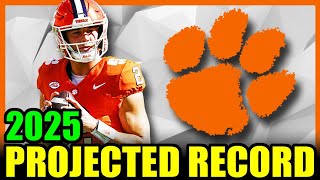 Clemson 2025 Projected Record from SG1