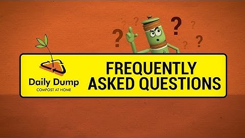 Composting FAQs - for Daily Dump products