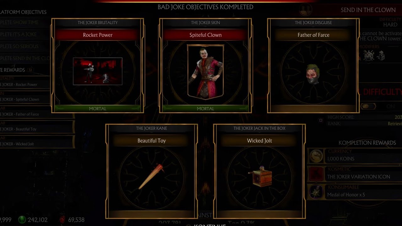 MK11 Tag Assist Towers Bad Joke (Joker) YouTube