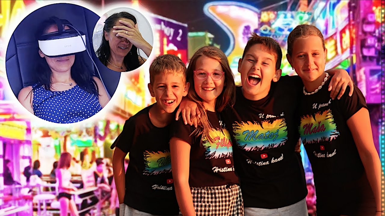 VEČE U GRČKOJ - deca me prevarila da gledam VR video i crkla sam.ŠTA SMO JELI? Kome je bilo muka?