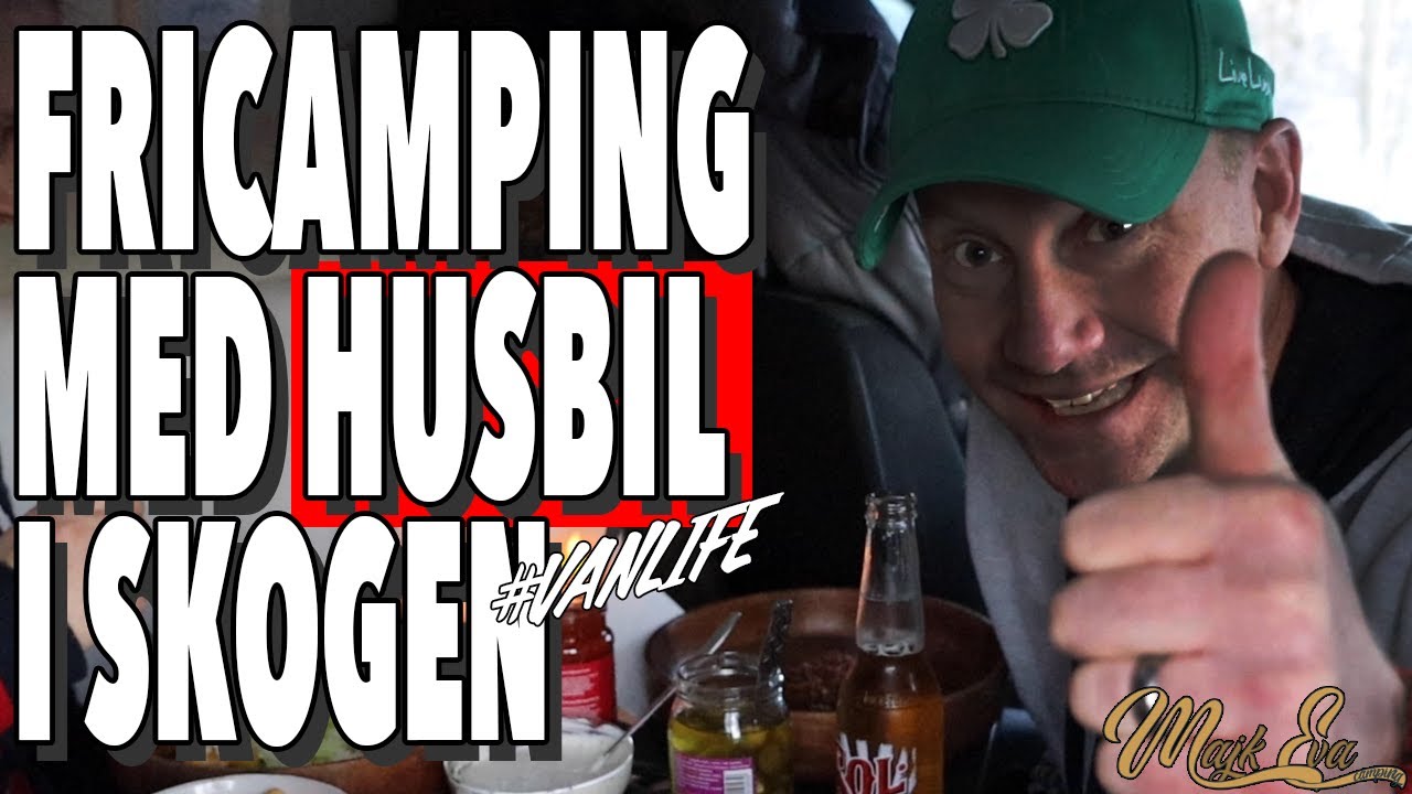 ÄNTLIGEN FRISKA! Oväntat besök, fricampar med husbilen/plåtisen i skogen. Vår/vinter? 