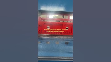 1.25m Expanded metal mesh machine debugging before shipment