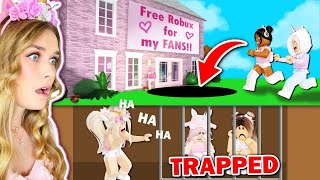 I Built A TRAP To *TRICK* MY FANS In Bloxburg! (Roblox)