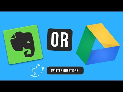 Google Drive or Evernote |Q&A