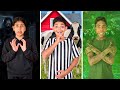 اخيرا يونس جرب غميضة بلون واحد مع صديقه وبنات العائلة في كامل المزرعة