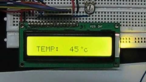 Digital Thermometer Project Using 8051 Microcontroller