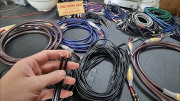 dây loa đồng bạc thụy sĩ , dây loa hi end hoàn thiện rắc rất đẹp và hay