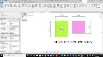 Revit Tutorials, Tips and Tricks: FILLED REGION LIVE AREA TAG