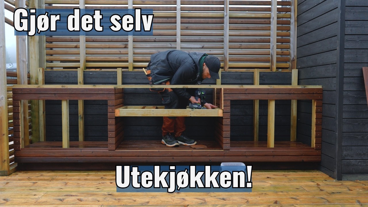 Hvordan lage utekjøkken - gjør det selv