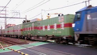 EF210(ECO-POWER 桃太郎)[福山レールエクスプレス1号]＋コキ(52) 小田栄駅