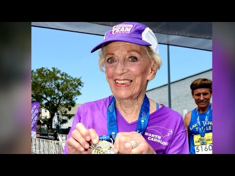 92 Year Old Woman Breaks Marathon Record
