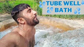 Tube Well Bath - Enjoying Alot