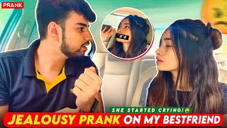 Jealousy 🥵 prank on my bestfriend | she slapped 👋🏻 me | she got jealous 😌