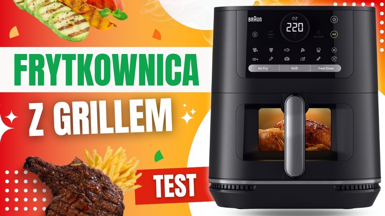 Test Braun MultiFry 5 HF5073🍟 Frytkownica Beztłuszczowa z Grillem✅ Czy Warto?🤔