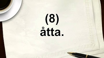 Learn Swedish Numbers Counting from 0 to 10 in Swedish.