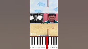 Squid game #edit #shorts #fyp #squidgame #squidgame2 (@Thenoobroblox2512) - Octave Piano Tutorial