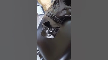 Human Skull / Motorcycle tank / How to make