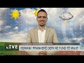 Fundjavë për plazh, Osmani: Kthjellime dhe vranësira të përkohshme