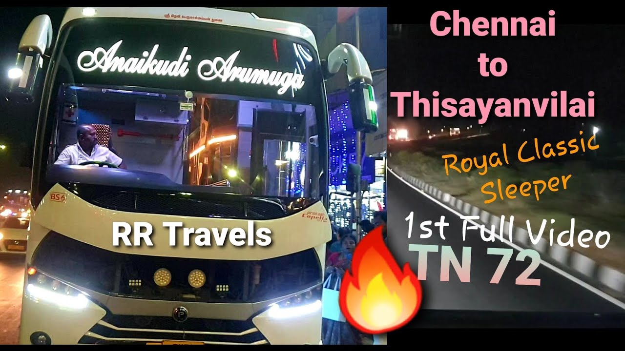 Anaikudi Arumuga Travels Chennai(Redhills) to Thisayanvilai