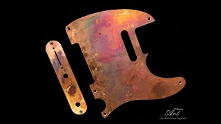 Telecaster Pickguard - Control Plate SOLID Copper