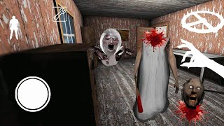 Granny Game Horror Escape Gameplay | Playing As Head Less Granny Mod Ep02 #trending  screenshot 3
