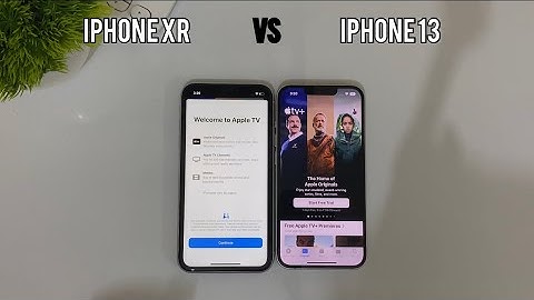 Iphone xr vs Iphone 13 || Speed Test Comparison