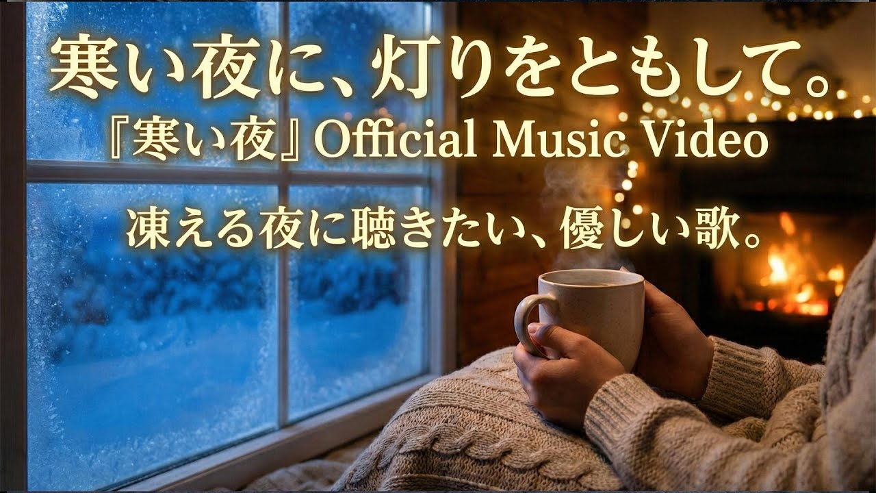 【癒し】凍える夜に聴きたい、優しい歌。「寒い夜」寒い夜に、灯りをともして。Official Music Video - YouTube