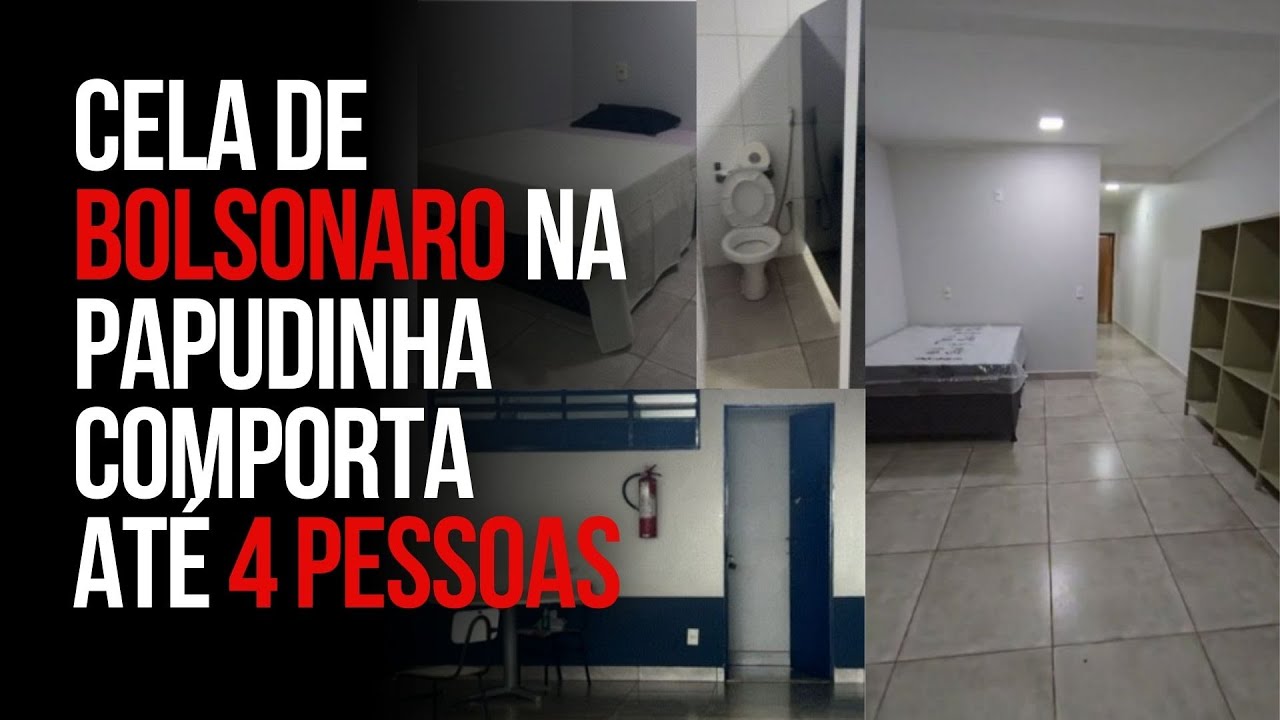 Papudinha: Bolsonaro está sozinho em cela para 4 pessoas; veja imagens