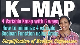 4variable kmap with 6diff Problems|How to group 4variable Kmap | 4Variable Kmap with Simple tricks |