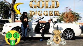 GOLD DIGGER PRANK WITH THE ROLLS ROYCE DAWN