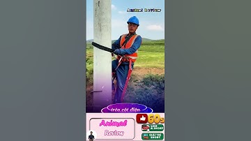Cách leo trụ điện của những anh thợ điện vô cùng đơn giản